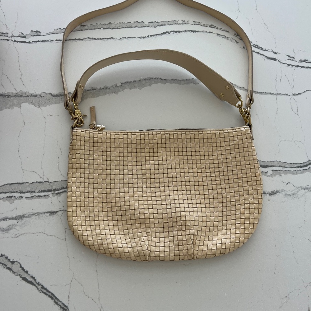 Clare V Tan Woven Shoulder Bag - Picture 4 of 12